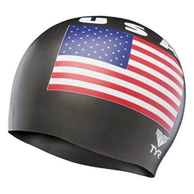 Image of TYR USA Silicone Cap, Black