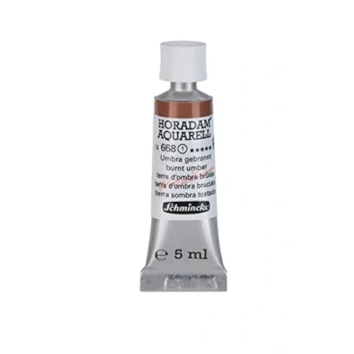 Image of Schmincke HORADAM® AQUARELL finest artists&#039; watercolours, umber burnt 5 ml
