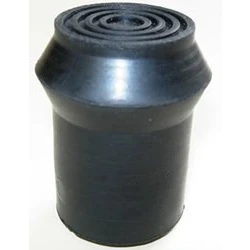 Image of Meadex Rubber Mouldings Walking Stick Ferrules Tips with Washer 16mm (pack of 10)