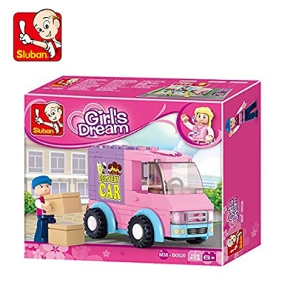 Image of Sluban SlubanM38 B0520 Delivery Van Building Bricks Set