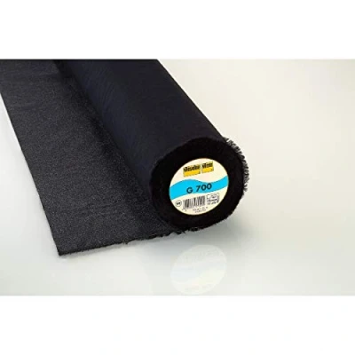 Image of Vlieseline Fabric Insert, Black, 0,9 m x 1