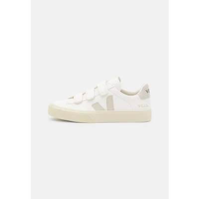 Image of Veja Recife LOGO Trainers extrawhite/natural, Women&#039;s, Size: 5, Extra white/natural Leather