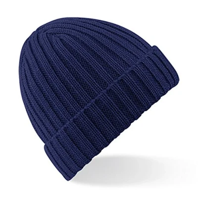 Image of Beechfield B465 Chunky Ribbed Beanie Oxford Navy