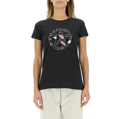 Image of JEEP Women&#039;s J Woman T Shirt Outline Large Print J23W, Black, M