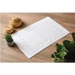 Image of Mitre Eco Towel White Bath Mat 500x760mm