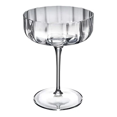 Image of Luigi Bormioli Jazz Cocktail Glasses 4 Set x 300ml Crystal Glasses, Dishwasher Safe