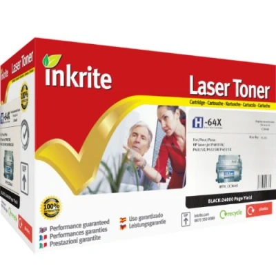Image of Inkrite Remanufactured Toner Cartridge Replacement for HP CC364X Black