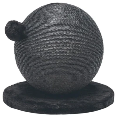 Image of Karlie Bolly Scratching Ball 30.5 x 28 cm Black