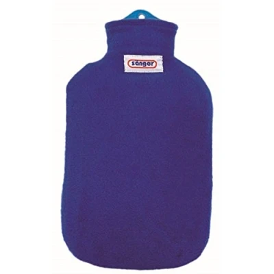 Image of Sanger Contour Covered Hot Water Bottle Blue 2L