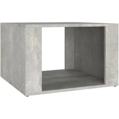 Image of vidaXL Bedside Table Concrete Grey 57x55x36 cm Engineered Wood