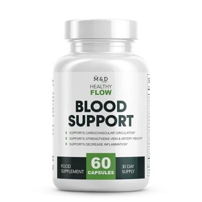 Image of Healthy Flow Blood Support 1 Month Supply 60 Capsules