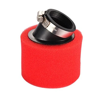 Image of WOOSTAR 42mm Air Filter Foam Cleaner Replacement for 125cc 140cc 150cc 200cc CRF KLX Moped Scooter Mini Dirt Bike Red