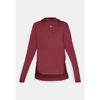 Image of Puma Modest Hoodie Long sleeved top, Women&#039;s, Size: Large, Ruby shimmer