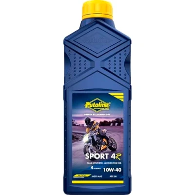 Image of PUTOLINE SPORT4R 4 STROKE 10W 40 SEMI SYNTHETIC MOTORCYLE OIL