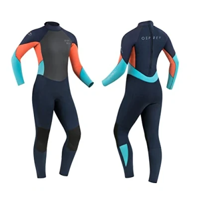 Image of Osprey Womens Full Length 5mm Winter Wetsuit, Adult Neoprene Surfing Diving Zero, Coral, S Tall