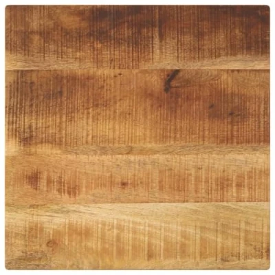 Image of vidaXL Table Top 60x60x3.8 cm Square Solid Wood Rough Mango