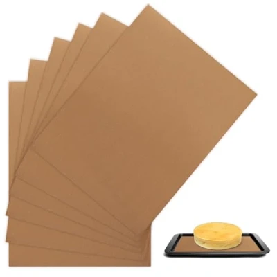 Image of X BLTU Baking Mats Non Stick Reusable, Mat Sheet Tray Liner Set 30x40cm 6 Sheets Reusable Professional Quality, Nontoxic Cooking Mat,Reusable Oven