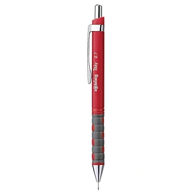 Image of Rotring Tikky Mechanical pencil HB 0.70mm Red Barrel x 1 single