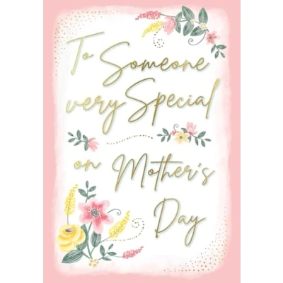 Image of Piccadilly Greetings Mother&#039;s Day Card, To Someone Very Special 9 x 6 inches