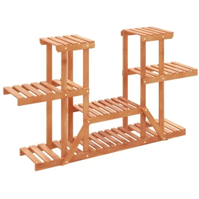 Image of vidaXL Flower Stand 110x25x73 cm Solid Wood Fir