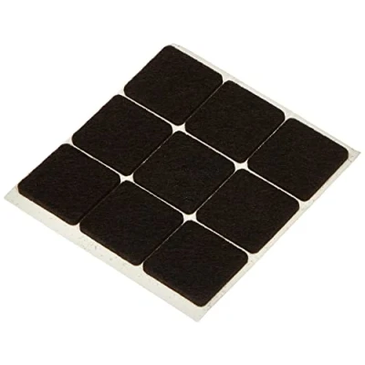 Image of Meister Felt Glider self adhesive, 25 x mm, brown, 45 pieces, 644966