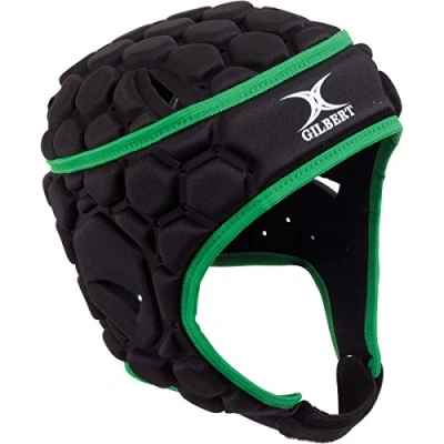 Image of Gilbert Falcon 200 Adult Rugby Head Guard, Black, S