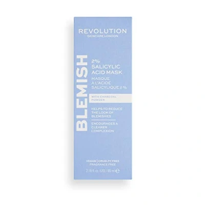 Image of Revolution Beauty London Skincare, Blemish 2% Salicylic Acid, Mask, 65ml