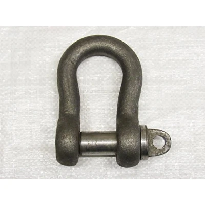 Image of 4 Ton Self Colour Small Bow Shackle with 28MM Screw Pin to BS3032