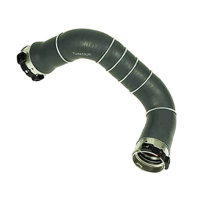 Image of TURBORURY Intercooler Hose Replacement Compatible with Nissan Navara Pathfinder Silicon Rubber Kevlar Reinforced Inner Diameter of The 60/65 mm Thickness 5