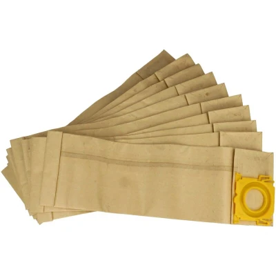 Image of vhbw 10x Vacuum Cleaner Bag compatible with Sebo Automatic XP1, XP10, XP2 Paper, 23.5 cm x 15.5 Sand Coloured