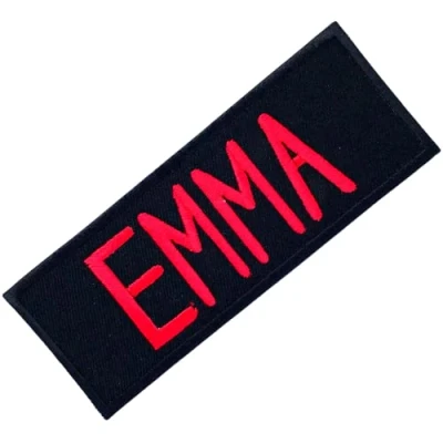 Image of Ghostbusters Team Member Names Iron Sew on Embroidered Patch Emma