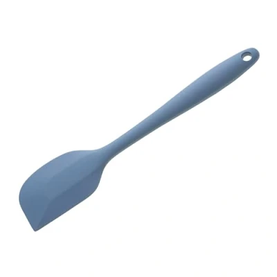 Image of Wiltshire Silicone Spatula, Dough Scraper, Heat Resistant Utensil, Non Stick, Scratch, Petrol Blue, 27.2x5.5x1.5cm