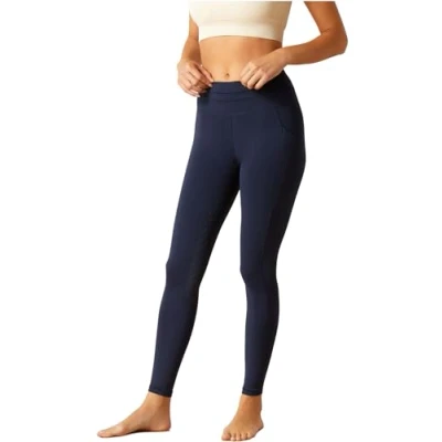 Image of ARIAT Womens EOS 2.0 Full Seat Riding Tights Navy Eclipse Size L
