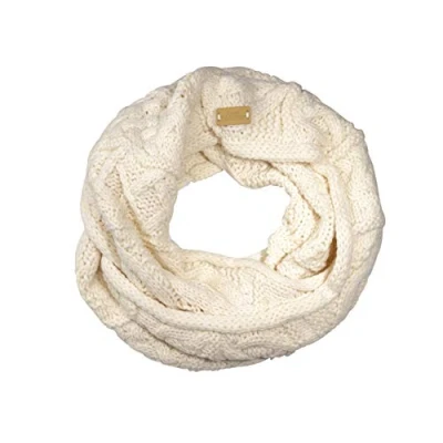 Image of Aran Traditions Cream Cable Snood Scarf ...(Size: One Size)