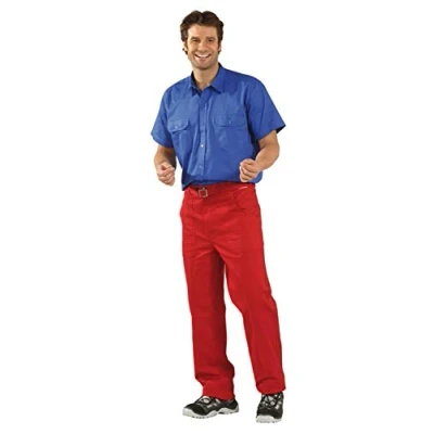 Image of Planam 621062 Size 62 &quot;MG 290&quot; Trousers Mid Red