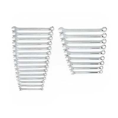 Image of GEARWRENCH Long Pattern Combination SAE/Metric Wrench Set 24 Pc., 12 Point 81900