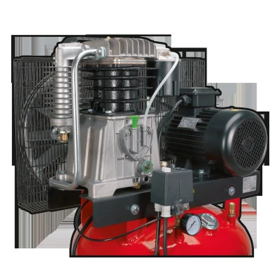 Image of Sealey Air Compressor 270L Vertical Belt Drive 7.5hp 3ph 2 Stage with Cast Cylinders