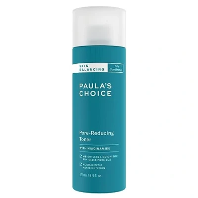 Image of Paula&#039;s Choice Skin Balancing Pore Reducing, Hydrating Toner Refines Enlarged Pores &amp; Tackles Blackheads with Niacinamide Adenosine Combination to Oily 190 ml