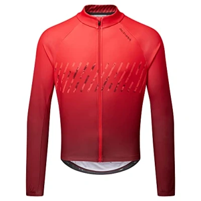 Image of Altura Men&#039;s Airstream Long Sleeve (M) Red M 2022 Jersey, Black, UK
