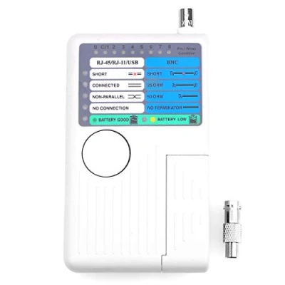 Image of Network Cable Tester 4 in 1 RJ11 RJ45 USB BNC Cables Wire Tracker