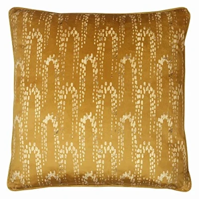 Image of furn. Wisteria Velvet Cushion Cover Gold One Size