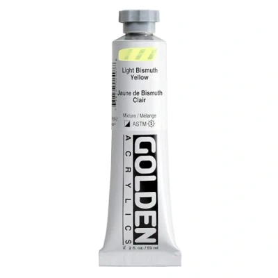 Image of Golden : Heavy Body Acrylic Paint 60ml Light Bismuth Yellow IV