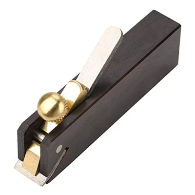 Image of Mini Ebony Plane, DIY Cable line Carpenter Wood Cutting Tool Small Hand Plane Chamfer Planer for Woodworking