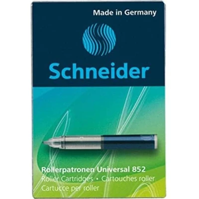 Image of Schneider 852 Pack of 3 Boxes 5 Blue Rollerball Cartridges