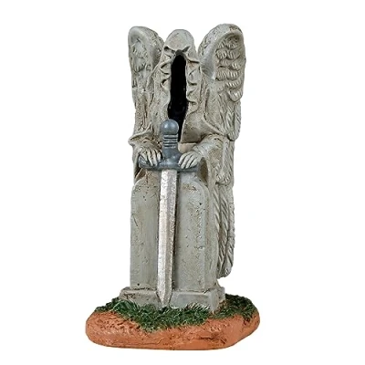 Image of Lemax Village Collection Spooky Town Haunted Cemetery Statue #34078