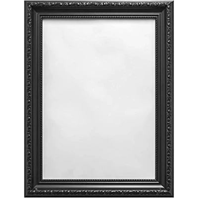 Image of ORNATE SHABBY CHIC STYLE BLACK PICTURE PHOTO POSTER FRAME A3