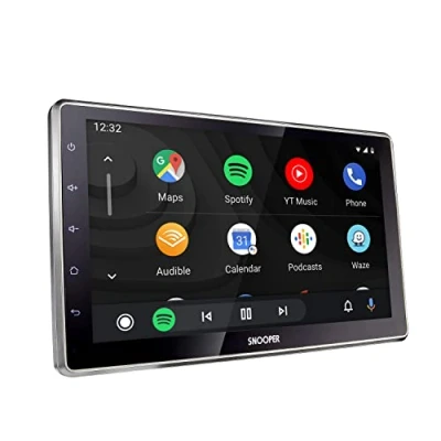 Image of SNOOPER SMH 550DAB 10.1&quot; Floating Multimedia Receiver/Player/Stereo with Advanced Wired &amp; Wireless Smartphone Control, Digital Radio, Android USB Mirroring, Online Google Map and Offline iGO App