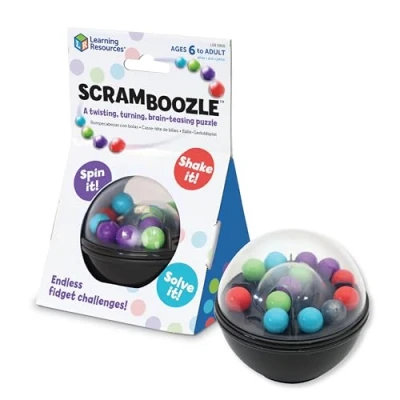 Image of Learning Resources Scramboozle Puzzle Ball, Toys for 6 Year Old Boy or Girl, Travel Games Kids