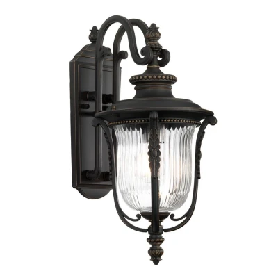 Image of Luverne 1 Light Medium Outdoor Wall Lantern Bronze IP44, E27