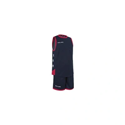 Image of KELME Vitoria Basketball Set, Men, mens, 80803, Blue/Maroon, S